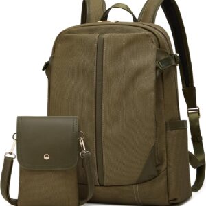 Makes Backpack Purse for Women PU Leather Travel Satchel Handbag Convertible Design Bag with Purse 2 Piece